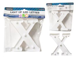 24 Bulk LighT-Up Led Letter X 6.25-inch High