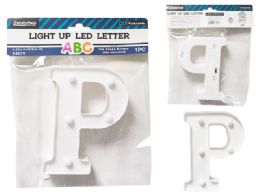 24 Bulk LighT-Up Led Letter P 6.25-inch High