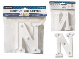 24 Bulk LighT-Up Led Letter N 6.25-inch High