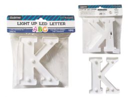 24 Bulk LighT-Up Led Letter K 6.25-inch High