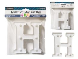 24 Bulk LighT-Up Led Letter H 6.25-inch High