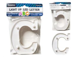 24 Bulk LighT-Up Led Letter C 6.25-inch High