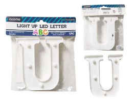 24 Bulk LighT-Up Led Letter U 6.25-inch High