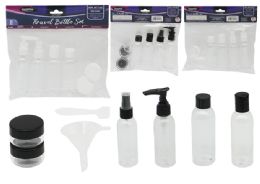 24 Bulk 8pc Travel Bottle Set - 80ML 