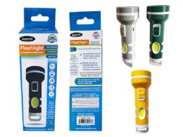 24 Bulk FLASHLIGHT 2-IN-1 5CM DIAmeter X 15.5CM