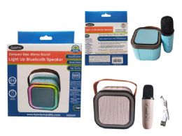 24 Bulk Bluetooth Speaker With Lights With Strap