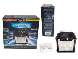 24 Bulk SOLAR SENSOR WALL LIGHT With 2 BULBS