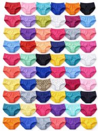 72 Bulk Yacht & Smith Womens Cotton Lycra Underwear, Panty Briefs, 95% Cotton Soft Assorted Colors Assorted Sizes S-2x
