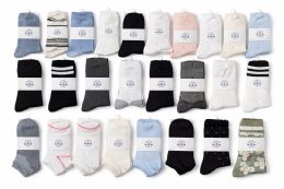 360 Bulk Mix Womens Ankle And Crew Socks Cotton Size 9-11