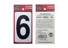 336 Bulk Number Sticker 6-3" Long 7.62cm