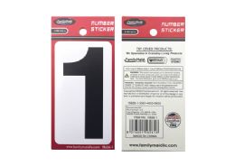 336 Bulk Number Sticker 1-3" Long 7.62cm