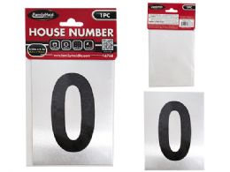 144 Bulk Aluminum Number 0 Sticker 3.25"x4.1"