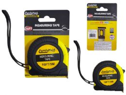 72 Bulk Measuring Tape 5m 16ftx18mm