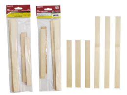 96 Bulk 6-Piece Paint Stir Sticks 8" Long X 0.9" 11.8"long X 0.9"