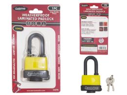 24 Bulk 50MM WEATHER PROOF LAMINATED PADLOCK L SHACKLE