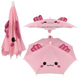 72 Bulk Axolotl Umbrella Hat