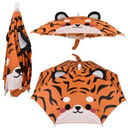 72 Bulk Tiger Umbrella Hat