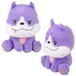 50 Bulk ClaW-It Small Sitting Dog Purple 9"