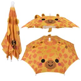 72 Bulk Giraffe Umbrella Hat