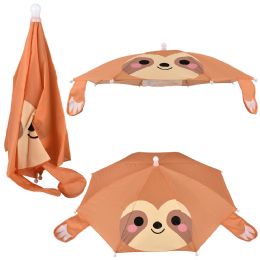 72 Bulk Sloth Umbrella Hat