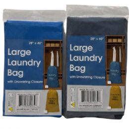 8 Bulk Large Laundry Bag 28-inch X 40-inch With Drawstring Closure