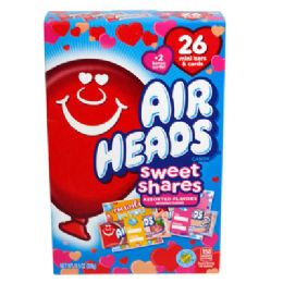 12 Bulk Airheads Mint Bars In 26 Valentine Exchange Boxes With Cards Pdq