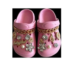 10 Bulk Women's Rhinestone Charm Clog (6-10)