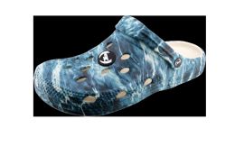 12 Bulk Men's Wave Print Clog (7-12)