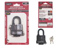 24 Bulk 50mm Weather Proof Laminated Padlock