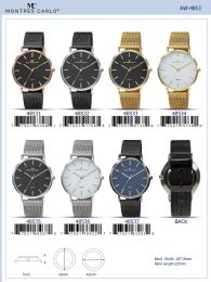 12 Bulk Men's Watch - 4853A assorted colors