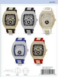 12 Bulk Men's Watch - 49151 assorted colors