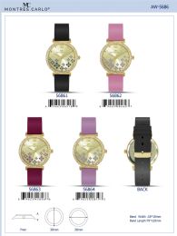12 Bulk Ladies Watch - 56862 assorted colors