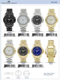 12 Bulk Men's Watch - 35459 assorted colors