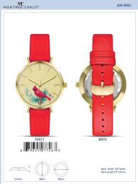 12 Bulk Ladies Watch - 56921 assorted colors