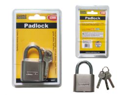 24 Bulk 40mm Nickel Plated Padlock With 3keys