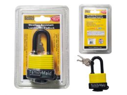 24 Bulk 40mm Weather Proof Laminated Padlock 1.57-inch Long Shack