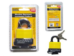 24 Bulk 40mm Weather Proof Laminated Padlock 1.57-inch