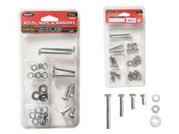 96 Bulk Bolts Nuts Washers 8 Sets 8x25mm 8x40mm 8x60mm