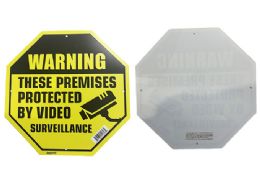 96 Bulk Warning Surveillance Sign 9.84-inch/25cm