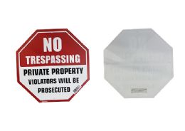 96 Bulk No Trespassing Sign 9.84-inch/25cm