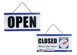 96 Bulk Open Close Sign 9.45-inchx4.72-inch 24x12cm With Dial