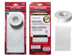 96 Bulk Double Sideed Mounting Tape And Square 65-Piece