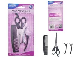 24 Bulk 4pc Hair Styling Set 