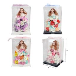 12 Bulk 11" Princess Rose In The Clear Box