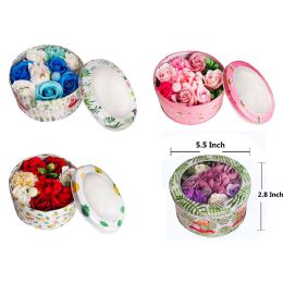 24 Bulk 5.5"x2.5" Round Rose Gift Box