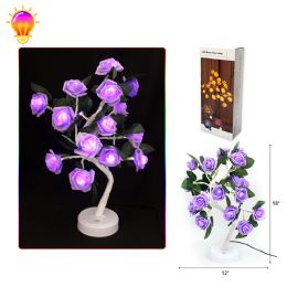 12 Bulk 18" Led Purple Ross Tree Light