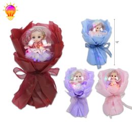 12 Bulk 12" Bobo Light Ball With Doll