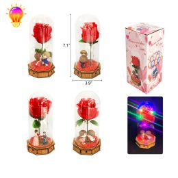 36 Bulk Couple Rose Glass Ornaments