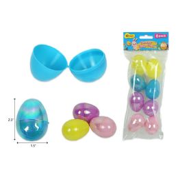 48 Bulk 8pc Assorted Color Easter Egg