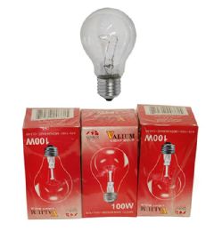 80 Bulk 3pc 100w Clear Bulb Single Pack